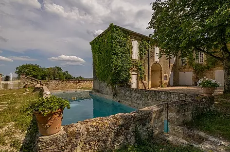 Holiday rental with pool Gers